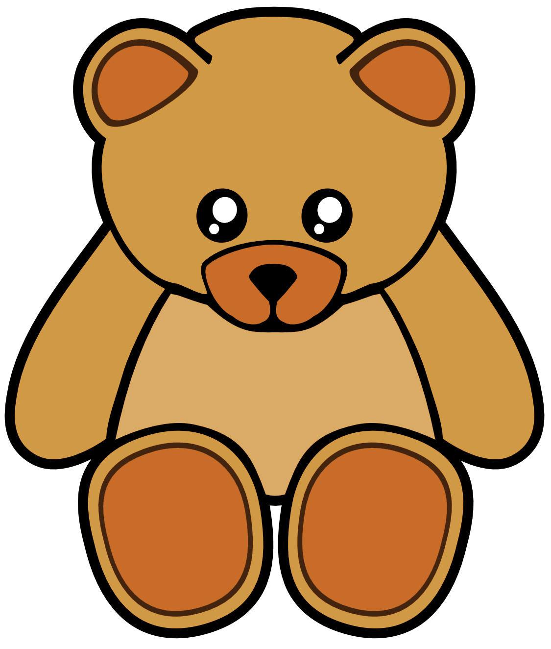 cute teddy bear face